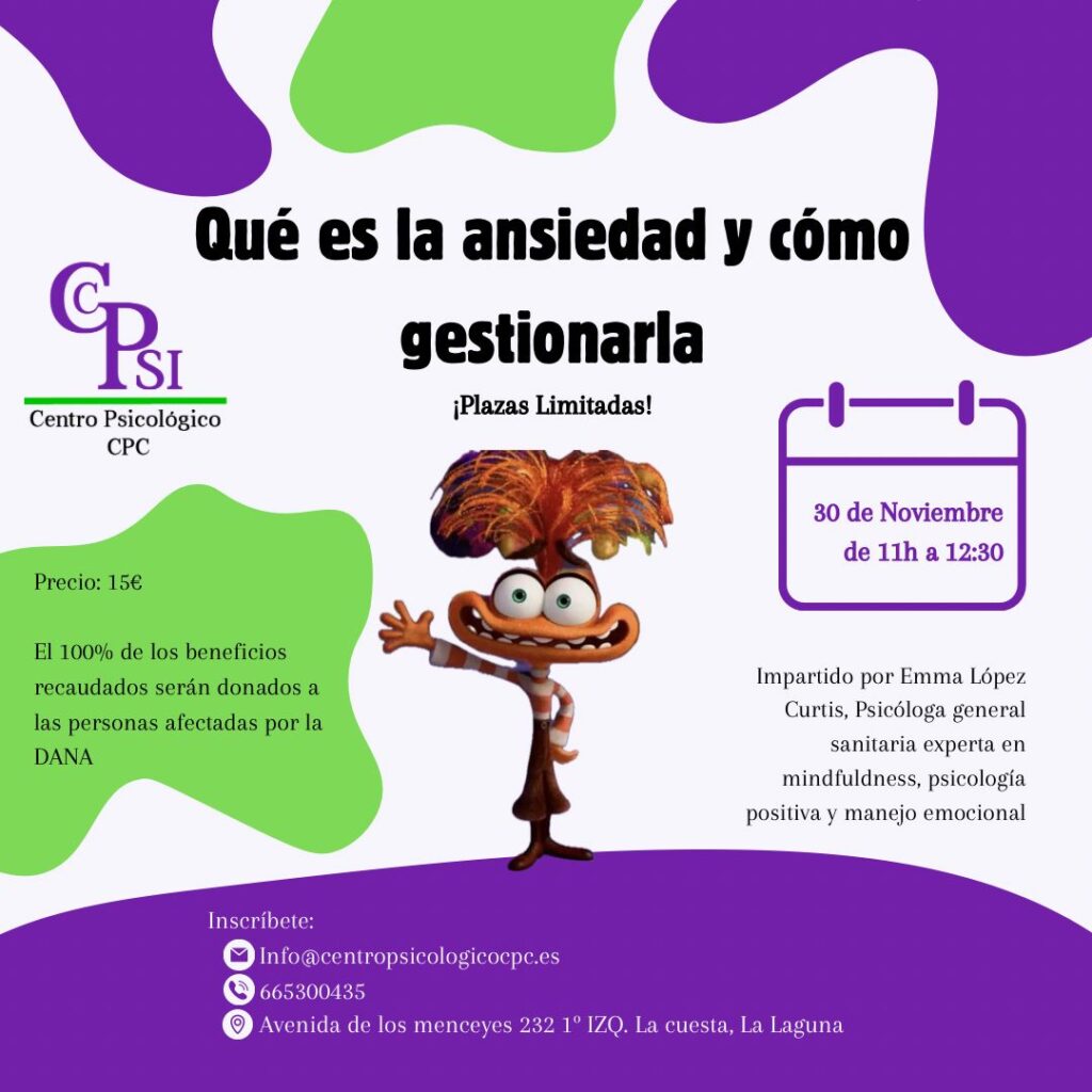 Qué es la ansiedad y cómo gestionarla. – Centro Psicológico CPC
